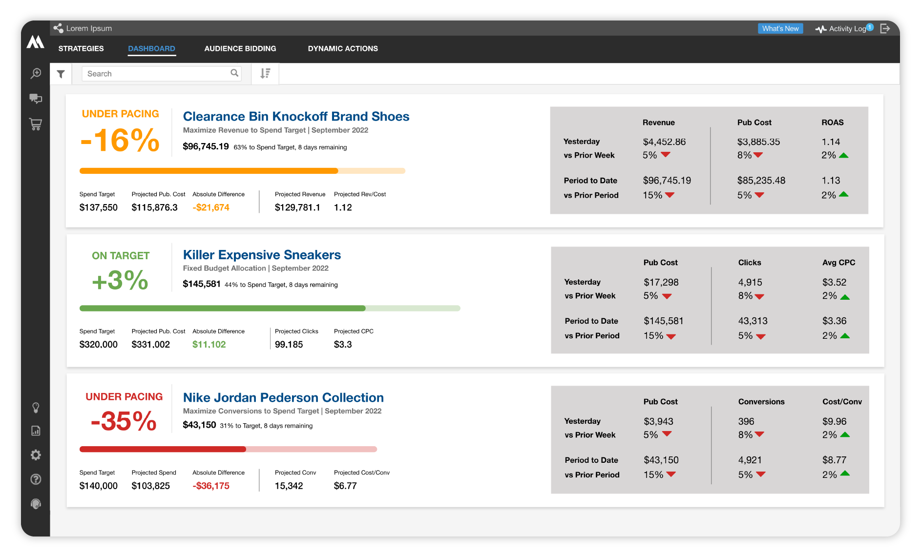 screenshot of Marin Software